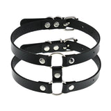 Unisex Hip Hop PU Leather Choker - PU Leather - image 33