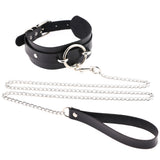 Women's Gothic Punk Cosplay Collars - Black 1 - Circle / Punk Gothic Choker - Medium - PU Leather - image 26