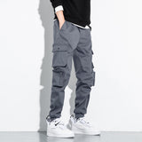 Men's Hip Hop Streetwear Cargo Pants 8XL - Black - Streetwear Cargo Pants - 8XL - Polyester - image 26