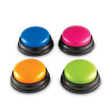 Recordable Button Learning Aid for Kids, Pets - Blue - Recordable Button - 3.5 x 1.7" - ABS Plastic - image 3