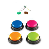 Recordable Button Learning Aid for Kids, Pets - Blue - Recordable Button - 3.5 x 1.7" - ABS Plastic - image 6