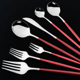 Stainless Steel Long Handled Spoons 6Pc - Silver - Round Long Handled Spoons - 7.87" - Stainless Steel - image 23