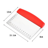 Funki Buys | Cooking Scrapers | Cake, Pastry, D... - Black - Dough Cutter / 5.90" x 4.72" x 0.98" / Stainless Steel - image 8