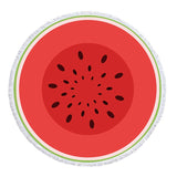 Fruit Printed Beach Mat Towel Throw - Green - 1 / STJ14-1 / Fruit Towel - Large - Microfibre - image 14