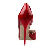 Women's Elegant Pointed Toe Bridal Stiletto - Black - Shoes - 43 B - PU Patent Leather - image 14