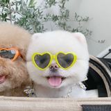 Cute Heart Shaped Pet Sunnies - Multicolored - Any 4 Colors - Small - Plastic - image 7