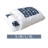 Cat Sleeping Bag Japanese Cat Bed - Blue/White - Cat Sleeping Bag - XL - Cotton - image 15