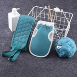 Funki Buys | Back Scrubber | Soft Loofah Bath Brush 3 Pcs Set Back Scrubber Belt