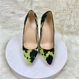 Funki Buys | Shoes | Women's High Animal Print Stilettos Flock