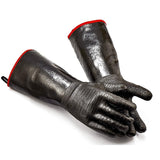 Funki Buys | Gloves | BBQ Smoker Protective G... - Black/Red - Heat Resistant Griller Gloves / 14 inches / Neoprene - image 8