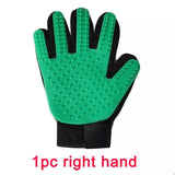 De-shedding Gloves 2 Pcs - Green - 1 Pc Right Glove - One Size - Adjustable - Silicone - image 24