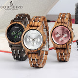 Men's Women's Elegant Wood Watches - Pink - Quartz Watch - Medium - Wood - image 10