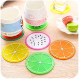 Fruit Design Drink Mats 6-7 Pcs Sets - Mixed - 7 Pcs Cup Coasters - Small - Silicone Rubber - image 16