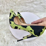 Funki Buys | Shoes | Women's High Animal Print Stilettos Flock