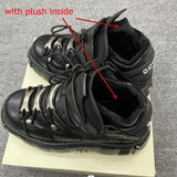 Women's Gothic Punk Platform Sneakers - Black - 1 /  No Plush / Punk Shoes - 44 B - PU Leather - image 17