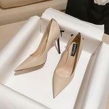 Women's Luxury Butterfly Bow High Stiletto - Pink 1 - 8cm Heel / Nude - 40 B - Genuine Leather - image 35