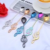 Musical Note Coffee Spoons 1/3/5/10 Pcs - Silver - Music Note Spoon - 10 Pcs - Stainless Steel - image 17