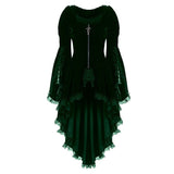 Women's Medieval Gothic Lace Dress - Black - Gothic Dress - 5XL - Polyester - image 11