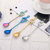 Musical Note Coffee Spoons 1/3/5/10 Pcs - Silver - Music Note Spoon - 10 Pcs - Stainless Steel - image 25