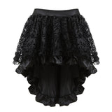 Women's Steampunk Top Corset Skirt Set - Black - 1 / Steampunk / Skirt - 6XL - Polyester - image 3