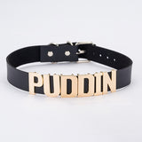 Unisex Gothc Puddin Choker Necklace - Black - 1 / Buckle / 17.32 x 0.78" / Necklace - M - PU Leather - image 7