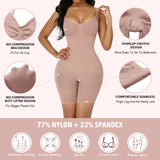 Women's Seamless Bodysuit Shaper - Beige - Shapewear Body Shaper - 3XL - Spandex - image 19