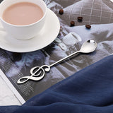 Musical Note Coffee Spoons 1/3/5/10 Pcs - Silver - Music Note Spoon - 10 Pcs - Stainless Steel - image 21