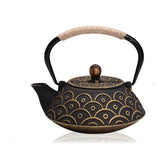 Cherry Blossoms Cast Iron Tea Kettle - Black - 1 / Cherry Blossom Red / Teapot - Medium - Cast Iron - image 25