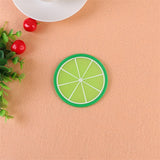 Fruit Design Drink Mats 6-7 Pcs Sets - Mixed - 7 Pcs Cup Coasters - Small - Silicone Rubber - image 5