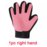 De-shedding Gloves 2 Pcs - Pink - 1 Pc Right Glove - One Size - Adjustable - Silicone - image 28