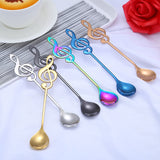 Musical Note Coffee Spoons 1/3/5/10 Pcs - Silver - Music Note Spoon - 10 Pcs - Stainless Steel - image 10