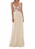 Women's Sequin Prom Bridesmaid Dress - Ivory - Prom Bridesmaid Dress - Polyester/Sequin - image 26