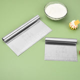 Funki Buys | Cooking Scrapers | Stainless Steel Doug... - Silver - Large Cake Tool 22cm / Stainless Steel / Medium - image 14