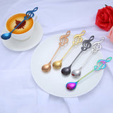 Musical Note Coffee Spoons 1/3/5/10 Pcs - Silver - Music Note Spoon - 10 Pcs - Stainless Steel - image 12