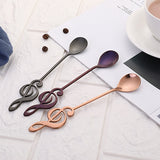 Musical Note Coffee Spoons 1/3/5/10 Pcs - Silver - Music Note Spoon - 10 Pcs - Stainless Steel - image 24