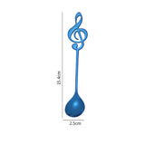 Musical Note Coffee Spoons 1/3/5/10 Pcs - Blue - Music Note Spoon - 10 Pcs - Stainless Steel - image 3