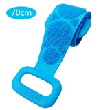 Funki Buys | Back Scrubbers | Silicone Bath Shower Scru... - Blue - 1 / 70cm / Bath Back Scrubber / Silicone Rubber - image 7