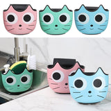 Cute Cat Faucet Bath Sponge Holder 3 Pcs - Custom - Sink Caddie / Any 3 - Silicone Rubber - image 9