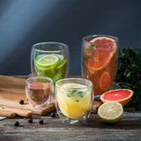 Glass Double Wall Borosilicate Mug Sets - Clear - 250ML 2PCS Coffee Cup Set - Borosilicate Glass - image 30
