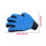 De-shedding Gloves 2 Pcs - Blue - 2 Pcs - One Size - Adjustable - Silicone - image 17