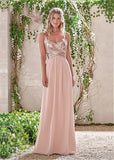 Women's Sequin Prom Bridesmaid Dress - Rose Gold - Prom Bridesmaid Dress - Polyester/Sequin - image 15