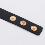 Unisex Gothc Puddin Choker Necklace - Black - 1 / Buckle / 17.32 x 0.78" / Necklace - M - PU Leather - image 14