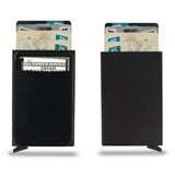 Unisex Slim RFID Pop Up Card Case - Grey - Pop Up Card Holder - 3.74 x 2.56 x 0.31" - Aluminum/ABS - image 29
