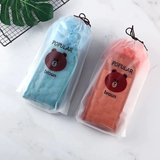 Loofah Sponge Bath Brush Set 3Pc - Blue - Back Exfoliating Belt / 3 Pcs Set - Medium - Sponge - image 14