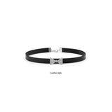 Women's Black Goth Choker Necklace - Black 20 - Butterfly / Choker Necklace - Polyester/Lace/PU Leather - image 39