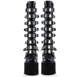 Funki Buys | Boots | Women's High Platform Wedg... - Black - 1 / Matte / Platform Buckle Boots / 43 B / PU Leather - image 36