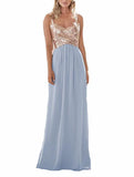 Women's Sequin Prom Bridesmaid Dress - Rose Gold - Prom Bridesmaid Dress - Polyester/Sequin - image 23