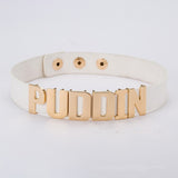 Unisex Gothc Puddin Choker Necklace - Black - 1 / Buckle / 17.32 x 0.78" / Necklace - M - PU Leather - image 3