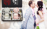 Mr and Mrs Coffee Mugs Bridal Gift-Set - White/Black - Mr and Mrs 2 Cup Set - 400ml - Ceramic - image 32