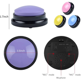 Recordable Button Learning Aid for Kids, Pets - Blue - Recordable Button - 3.5 x 1.7" - ABS Plastic - image 11